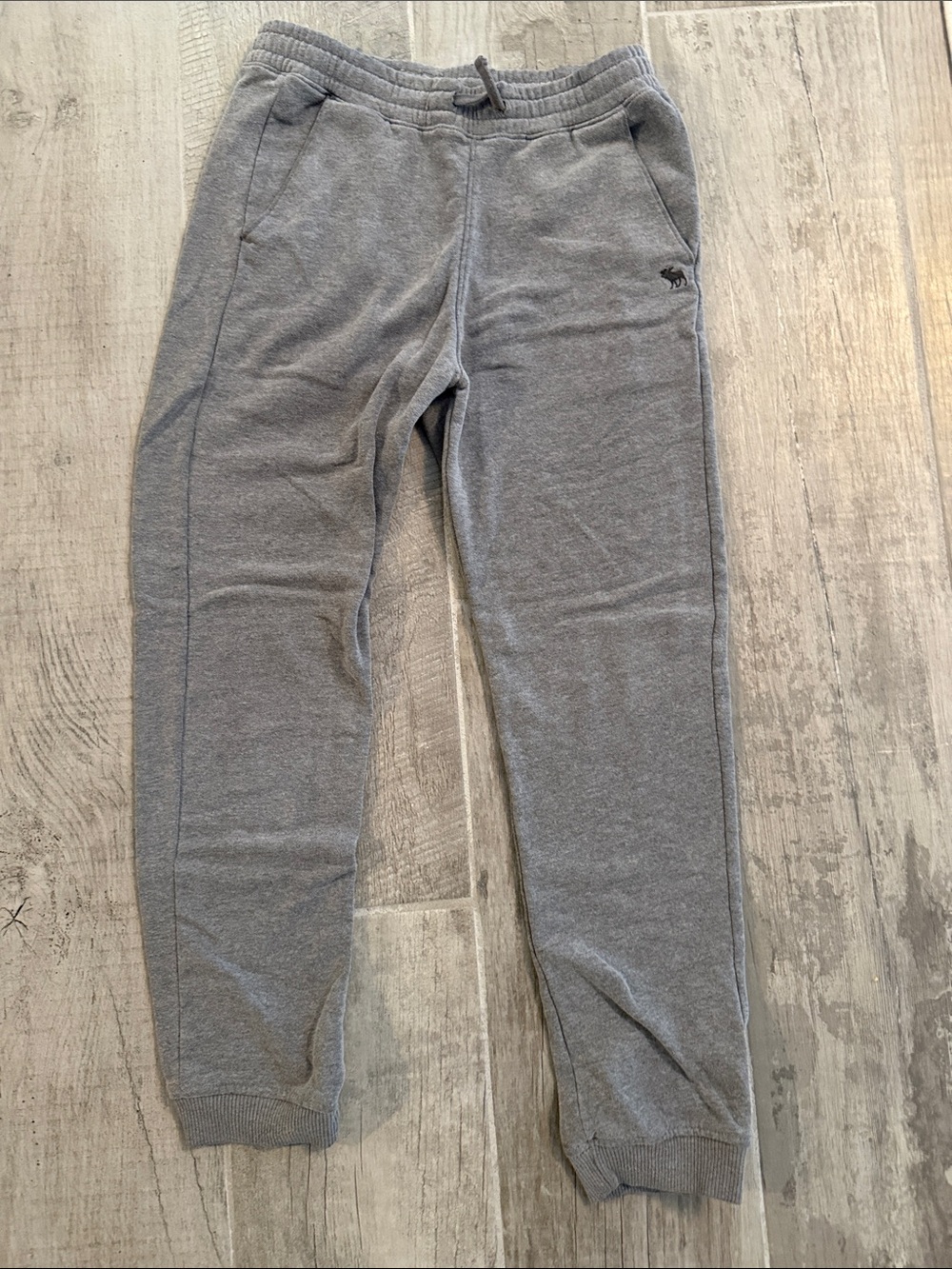 abercrombie kids Heather Gray Jogger Sweatpants